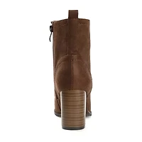 Journee Collection Womens Baylor Stacked Heel Booties