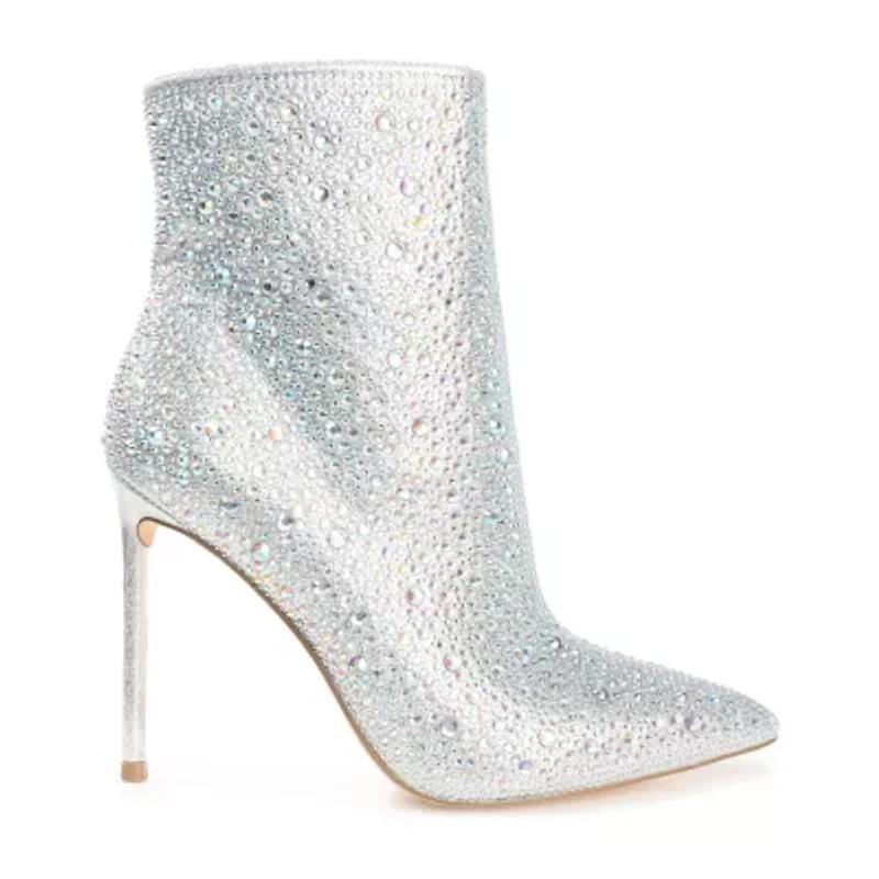 Journee Collection Womens Alexis Stiletto Heel Booties