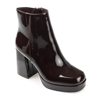 Journee Collection Womens Mollie Block Heel Booties
