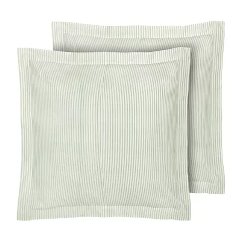 Laura Ashley Ticking Stripe Euro Sham