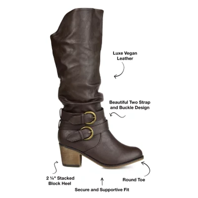 Journee Collection Womens Late Riding Boots