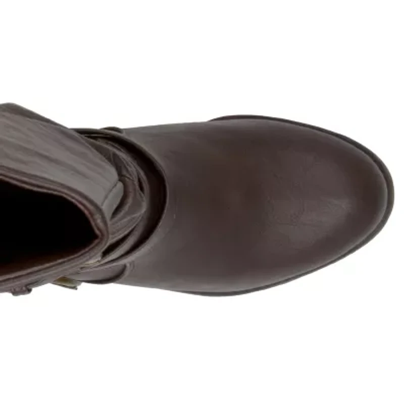 Journee Collection Womens Late Riding Boots