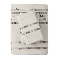 INK+IVY Kara 3 Piece Cotton Jacquard Duvet Cover Set