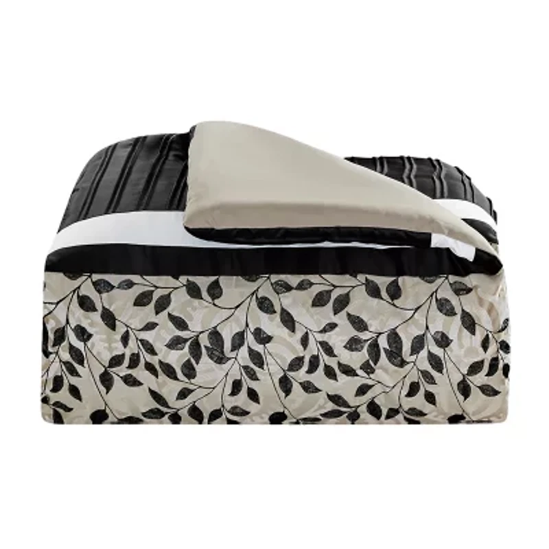 Eden & Oak Milano 10-pc. Midweight Embroidered Comforter Set