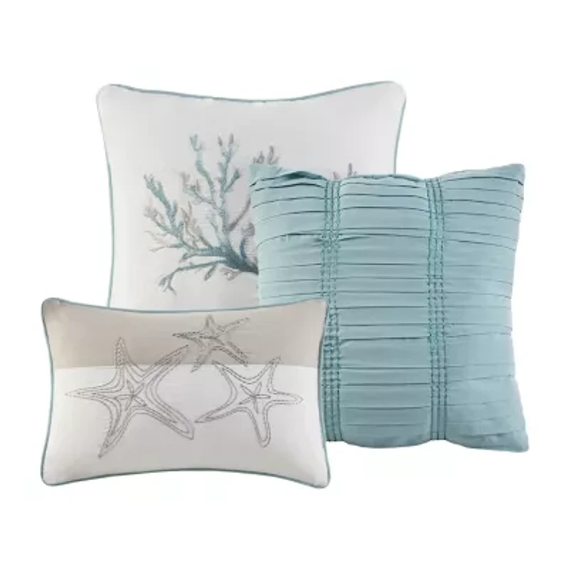 Madison Park Pacific Grove Cotton Sateen 6-pc. Duvet Cover Set