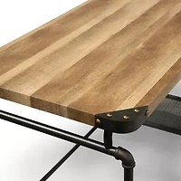 Sigourney 2 Shelves Writing Desk