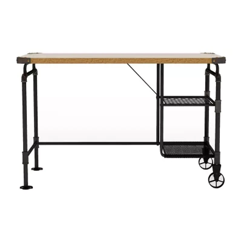 Sigourney 2 Shelves Writing Desk