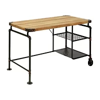 Sigourney 2 Shelves Writing Desk
