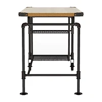 Sigourney 2 Shelves Writing Desk