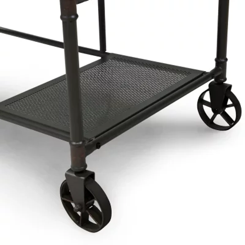 Sigourney 2 Shelves Writing Desk