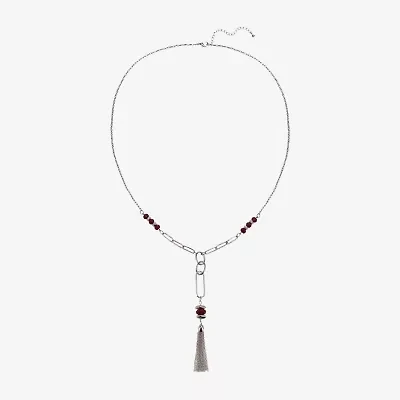 Mixit Silver Tone Womens 32 Inch Y Necklace