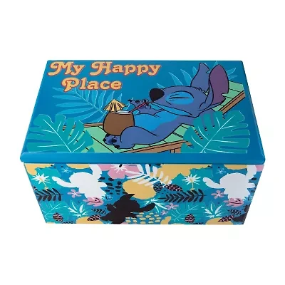 Disney Lilo & Stitch "My Happy Place" Blue Jewelry Box