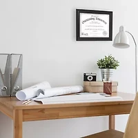 Malden 8.5x11 Black Certificate Wall Frame