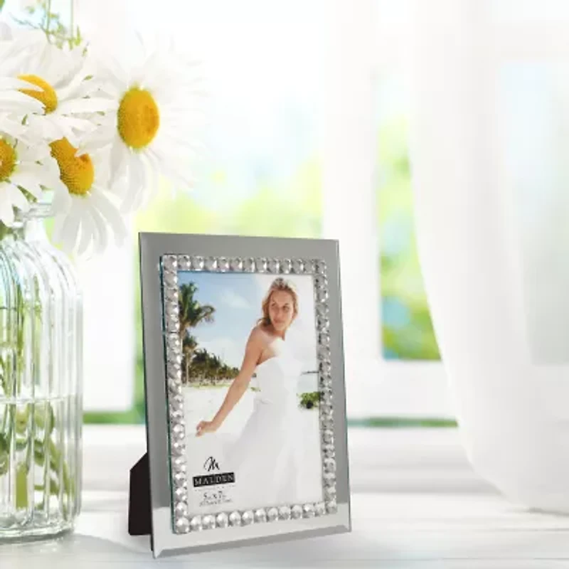 Malden 5x7 Jeweled Mirror Tabletop Frame