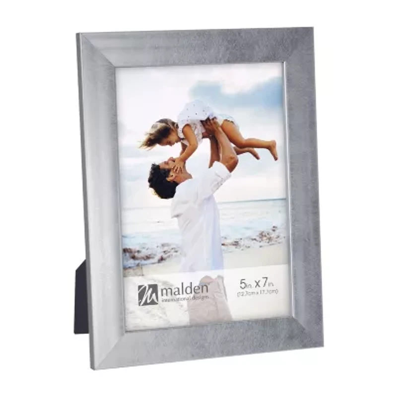 Malden 5x7 Silver Linear Tabletop Frame