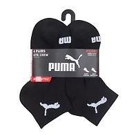 PUMA Sportstyle Training Womens Multi-Pack 6 Pair Quarter Ankle Socks