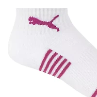PUMA Ultimate Training Womens Multi-Pack 6 Pair Quarter Ankle Socks