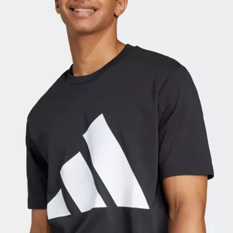adidas Mens Crew Neck Short Sleeve Regular Fit Graphic T-Shirt