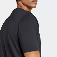 adidas Mens Crew Neck Short Sleeve Regular Fit Graphic T-Shirt