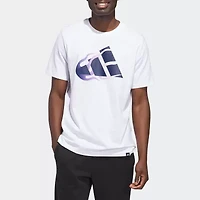 adidas Mens Crew Neck Short Sleeve Graphic T-Shirt