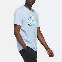adidas Mens Crew Neck Short Sleeve Graphic T-Shirt