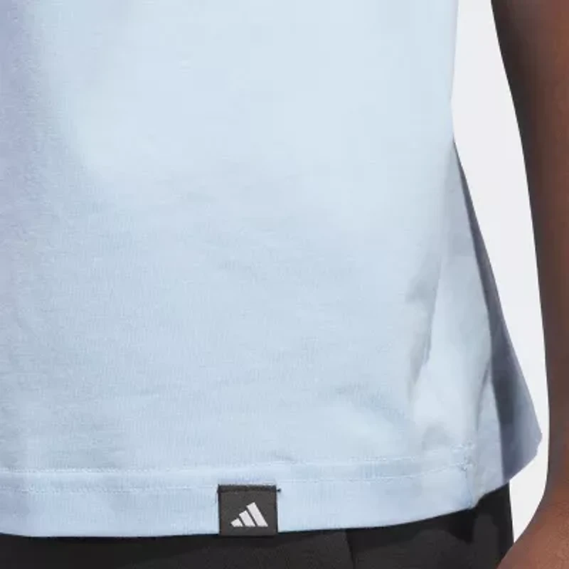 adidas Mens Crew Neck Short Sleeve Graphic T-Shirt