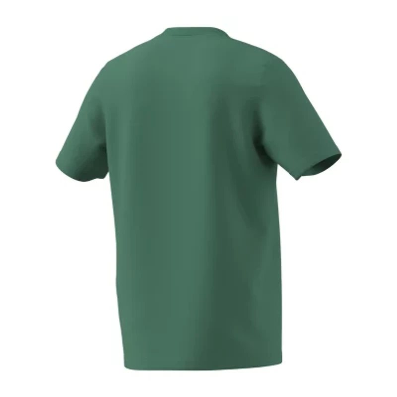 adidas Mens Crew Neck Short Sleeve Regular Fit Graphic T-Shirt