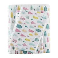Intelligent Design Cozy Soft Print Flannel Deep Pocket Sheet Set