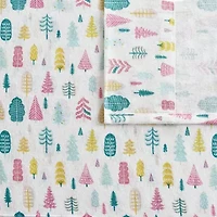 Intelligent Design Cozy Soft Print Flannel Deep Pocket Sheet Set