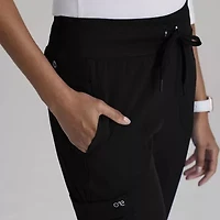 Barco One Bop597 Uplift 5-Pocket Mid-Rise Tapered Leg Womens Moisture Wicking Scrub Pant