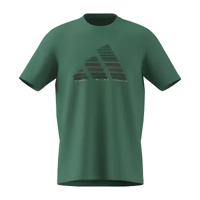 adidas Mens Crew Neck Short Sleeve Regular Fit Graphic T-Shirt