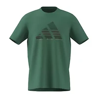 adidas Mens Crew Neck Short Sleeve Regular Fit Graphic T-Shirt