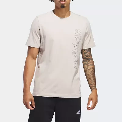 adidas Mens Crew Neck Short Sleeve Active T-Shirt