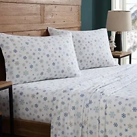 Beatrice Home Fashions Holiday Flannel Sheet Set