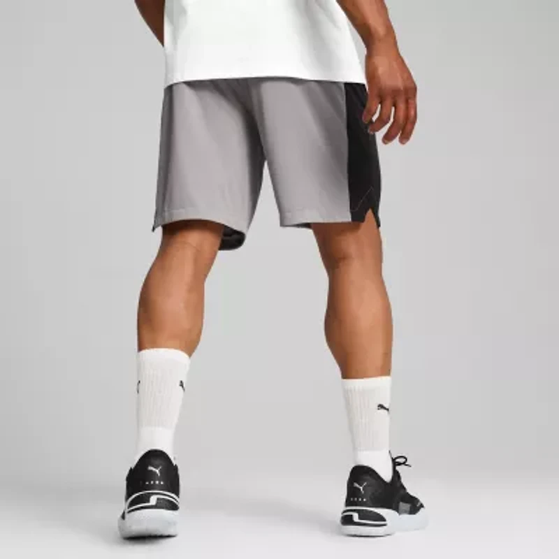 PUMA Mens Moisture Wicking 10" Basketball Short