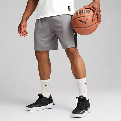 PUMA Mens Moisture Wicking 10" Basketball Short