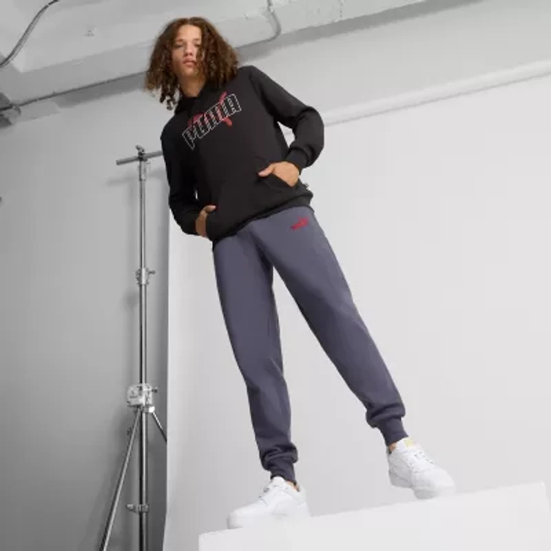 PUMA Mens Long Sleeve Fleece Active Hoodie