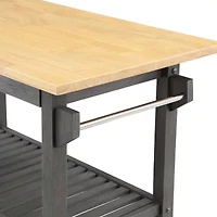 Designs2go Wood-Top Kitchen Island