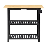 Convenience Concepts Designs2go Wood-Top Kitchen Island