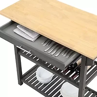 Designs2go Wood-Top Kitchen Island