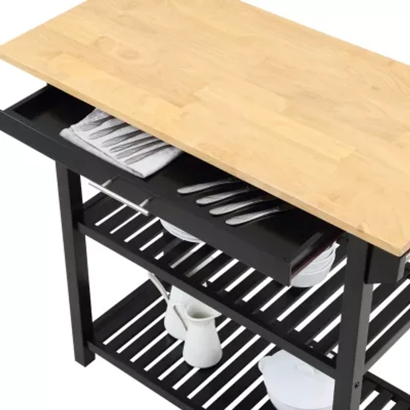 Convenience Concepts Designs2go Wood-Top Kitchen Island