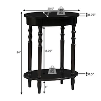 Convenience Concepts Classic Living Room Collection End Table