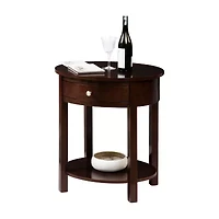 Cypress Living Room Collection Storage 1-Drawer End Table