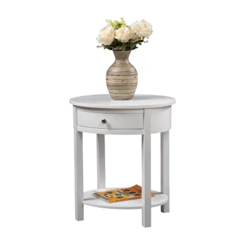 Convenience Concepts Cypress Living Room Collection Storage 1-Drawer End Table