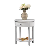 Convenience Concepts Cypress Living Room Collection Storage 1-Drawer End Table