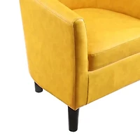 Take a Seat Churchill Accent Chair with Ottoman