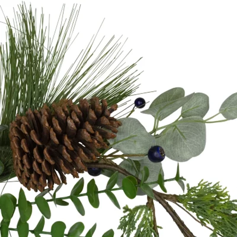 Northlight Eucalyptus And Pine Unlit Christmas Indoor Garland