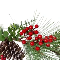 Northlight Berry Pine And Eucalyptus Unlit Christmas Indoor Garland