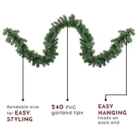 Northlight Windsor Pine Unlit Christmas Outdoor Garland