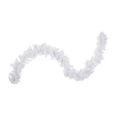 Northlight Icy White Iridescent Spruce Unlit Christmas Indoor Garland